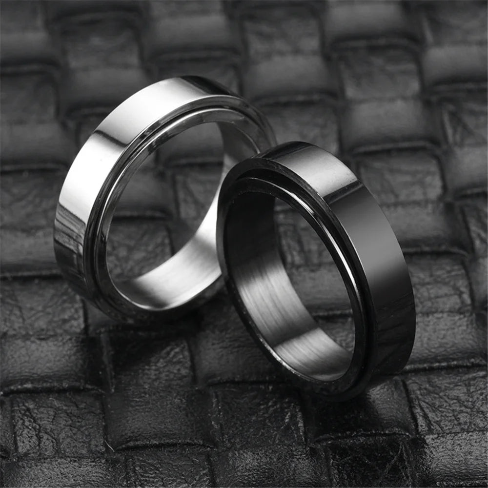 Anxiety Fidget Spinner Rings