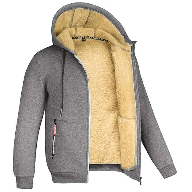 Trendy warm unisex Hoodie/Jacket