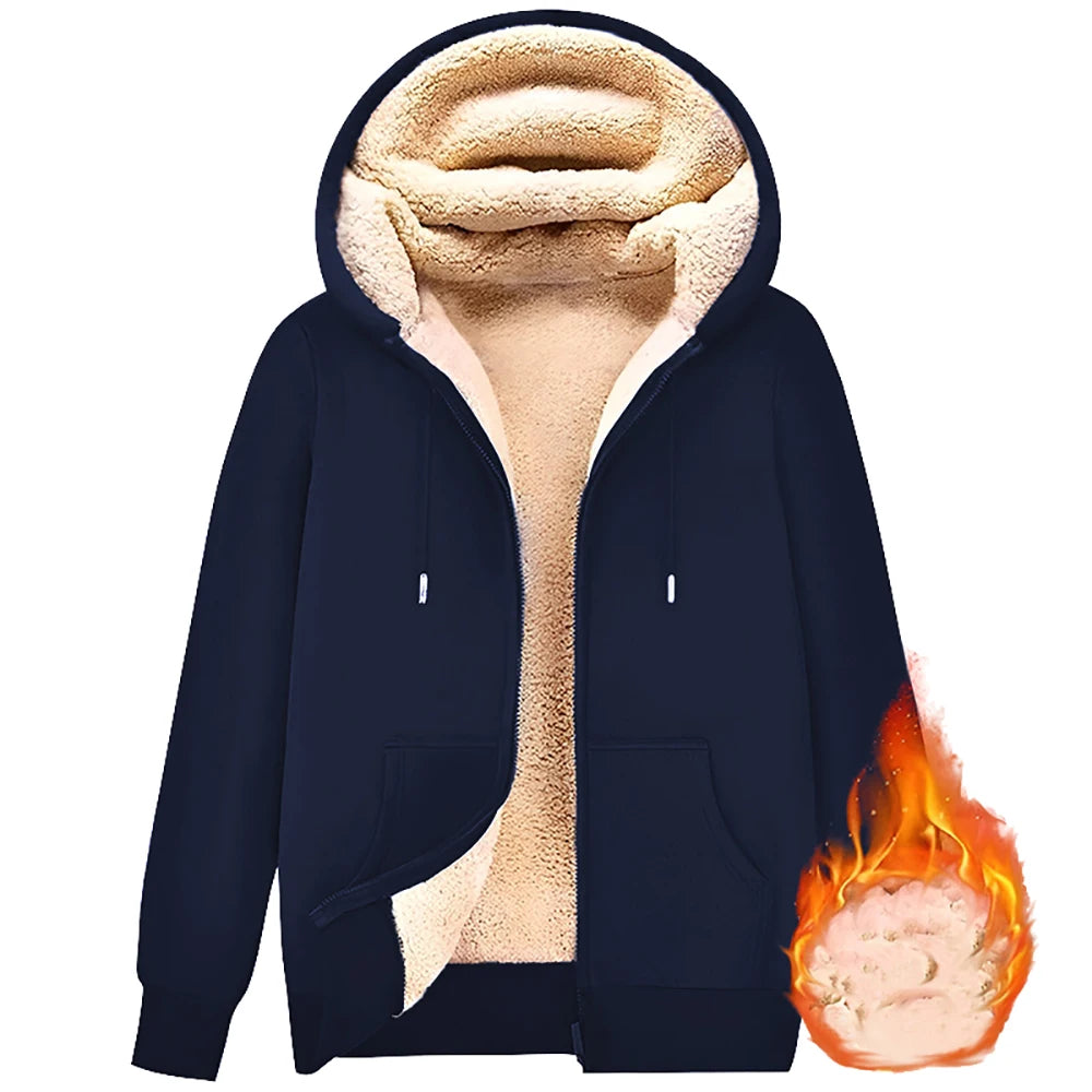 Trendy warm unisex Hoodie/Jacket