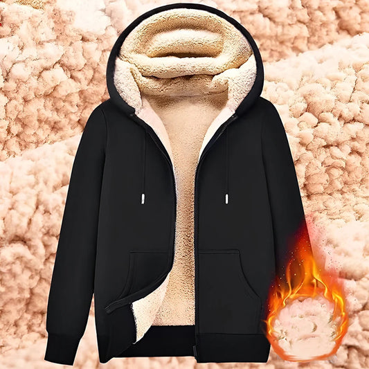 Trendy warm unisex Hoodie/Jacket