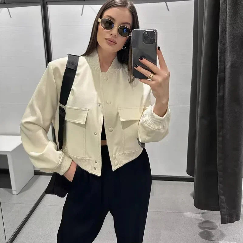 Woman bomber jacket