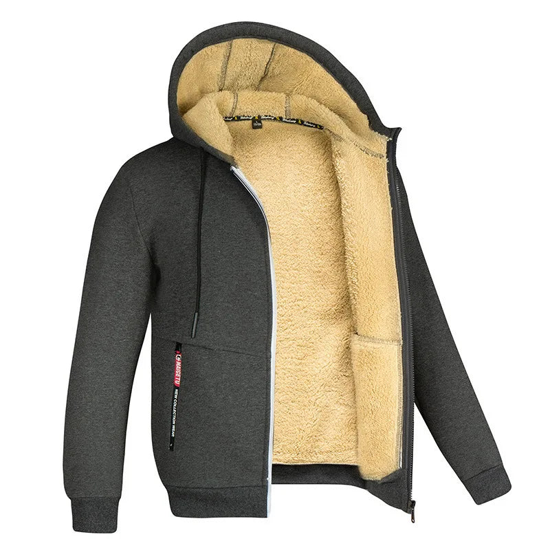 Trendy warm unisex Hoodie/Jacket