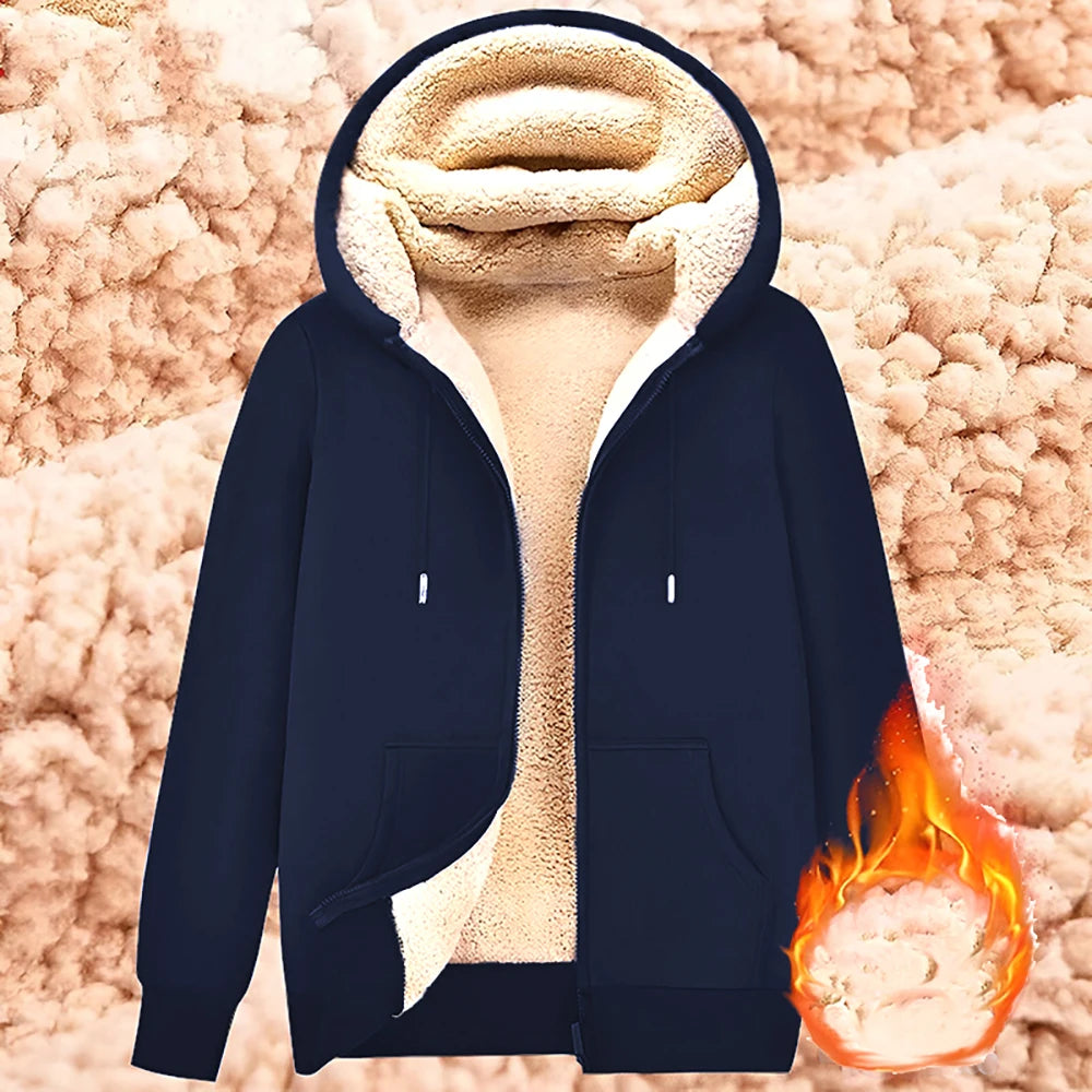 Trendy warm unisex Hoodie/Jacket