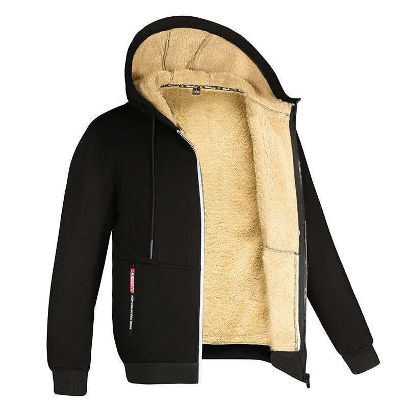 Trendy warm unisex Hoodie/Jacket