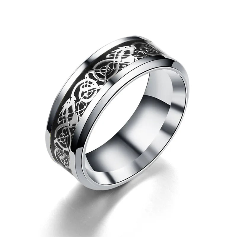 Classic 8mm Stainless Steel Ring