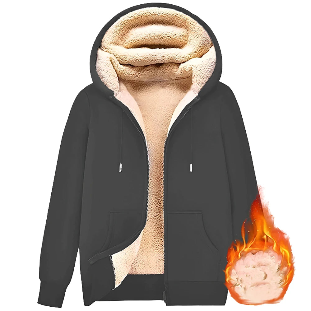 Trendy warm unisex Hoodie/Jacket